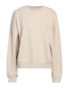 Jjxx By Jack & Jones Woman Sweatshirt Beige Size L Cotton, Polyester In Sand