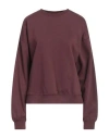 Jjxx By Jack & Jones Woman Sweatshirt Burgundy Size L Cotton, Polyester