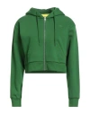 Jjxx By Jack & Jones Woman Sweatshirt Green Size L Cotton, Polyester