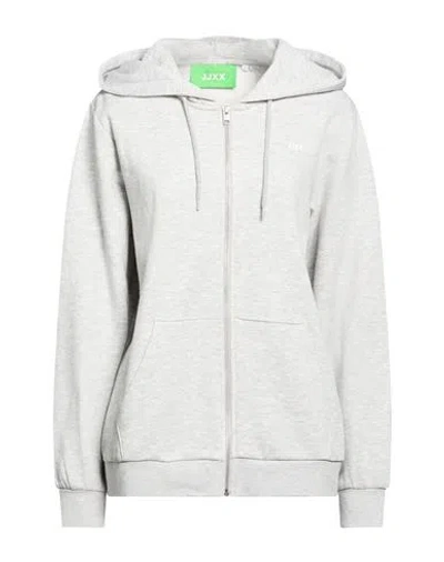 Jjxx By Jack & Jones Woman Sweatshirt Light Grey Size L Cotton, Polyester In Gray