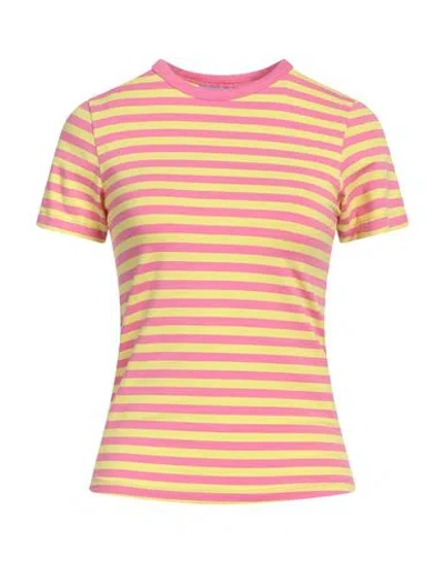 Jjxx By Jack & Jones Woman T-shirt Yellow Size L Cotton, Elastane