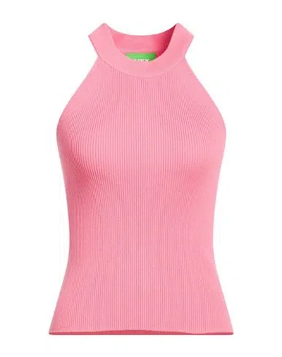 Jjxx By Jack & Jones Woman Top Pink Size L Viscose, Nylon