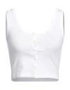 Jjxx By Jack & Jones Woman Top White Size M Cotton, Elastane