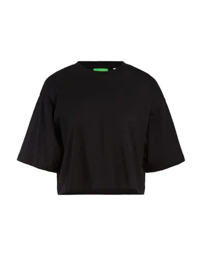 Jjxx By Jack & Jones Woman T-shirt Black Size S Organic Cotton