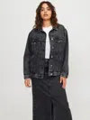 Jjxx Women's Outerwear And Jackets  12259731 Orly Grey Denim In Black