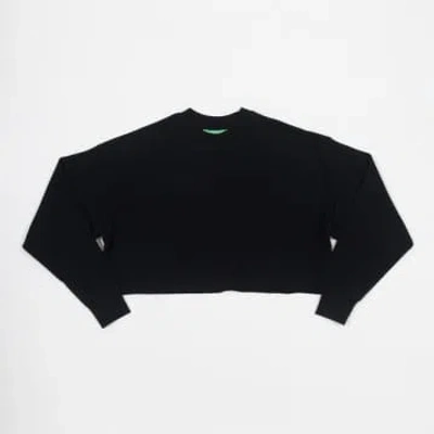 Jjxx Womens Caia Cropped Sweatshirt In Black