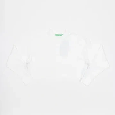 Jjxx Womens Caia Cropped Sweatshirt In White