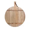 Jk Adams J. K. Adams Ash Wood Large Round Serving Board In Ash