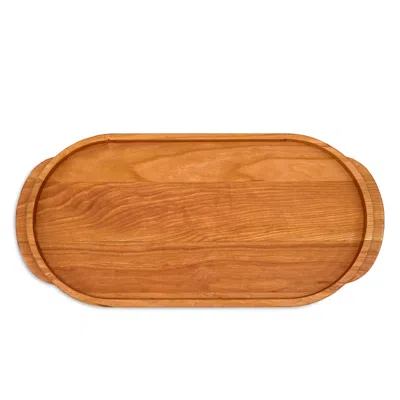 Jk Adams J. K. Adams Elmore 21.5 Serving Platter, Cherry In Brown