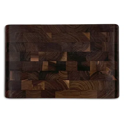 Jk Adams J. K. Adams Infinity Edge 16 End Grain Walnut Board In Brown