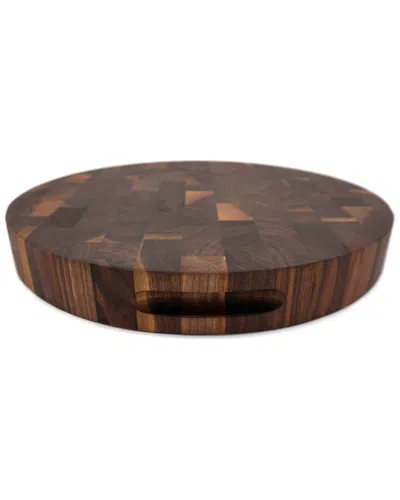 Jk Adams Professional Series 16in Walnut Round End Grain Cutting Board