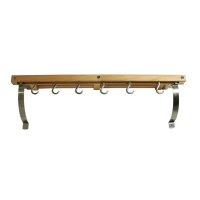 Jk Adams Wall Mounted Pot Rack In Natural
