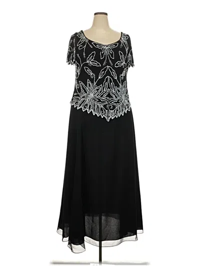 Pre-owned Jkara Cocktail Dress In Black