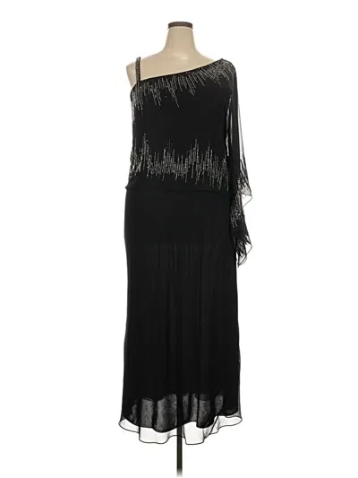 Pre-owned Jkara Cocktail Dress In Black