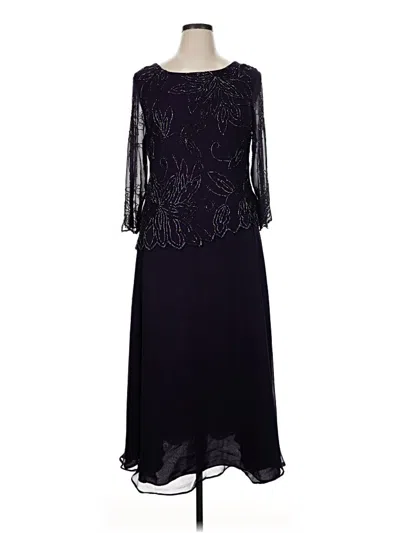 Pre-owned Jkara Cocktail Dress In Black