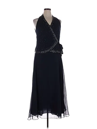 Pre-owned Jkara Cocktail Dress In Black
