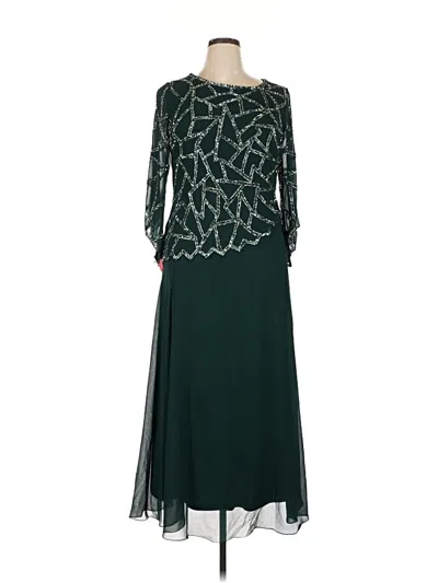 Pre-owned Jkara Cocktail Dress In Green