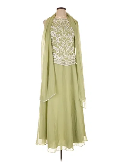 Pre-owned Jkara Cocktail Dress In Green