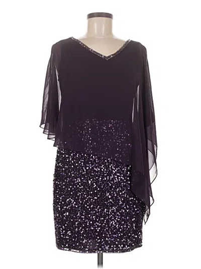 Jkara Cocktail Dress In Purple
