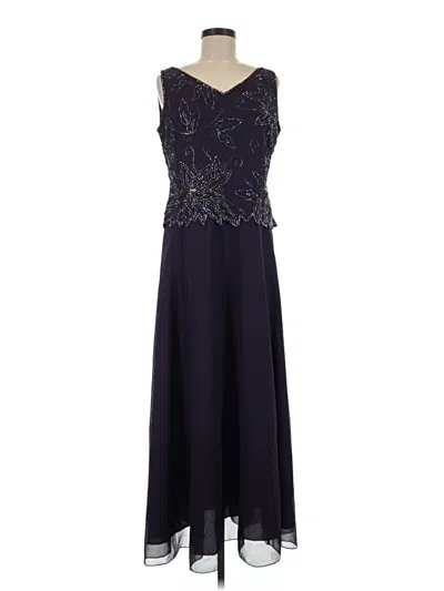 Pre-owned Jkara Cocktail Dress In Purple