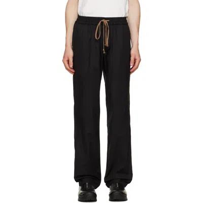 Jkeefer Black Alec Drawcord Trousers