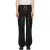 Jkeefer Black Anthony Cargo Pants In Black