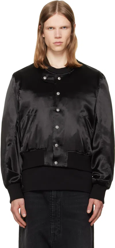Jkeefer Black Hampton Varsity Jacket