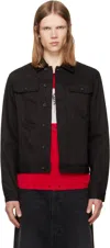Jkeefer Black Jacob Type Three Denim Jacket In Black