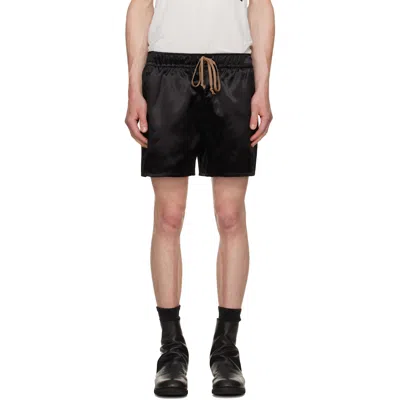 Jkeefer Black Rollins Runner Shorts