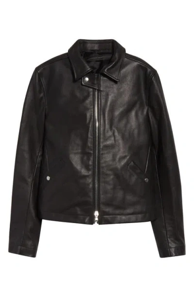 Jkeefer Ian Leather Jacket In Black