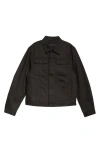 Jkeefer Jacob Type 3 Cotton Trucker Jacket In Black