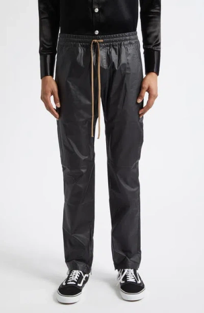 Jkeefer Marginal Moto Stretch Scuba Twill Pants In Black
