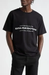 Jkeefer Print 2 Organic Cotton Graphic T-shirt In Black