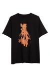 Jkeefer Print 2 Organic Cotton Graphic T-shirt In Black Print 2