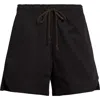 Jkeefer Rollins Stretch Cotton Gabardine Running Shorts In Black