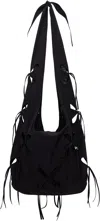 J.kim Black Chilla Petal Bale Bag In Black