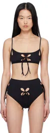 Shop J.kim Black Chilla Tankini Top