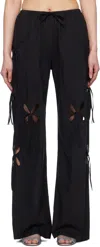 J.kim Black Chilla Undershort Lounge Pants In Black