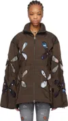 J.kim Brown Anton Belinskiy Edition Bale Windbreaker Jacket In Brown