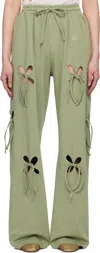 J.kim Green Petal Lounge Pants In Swamp