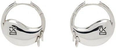 J.kim Silver Mini Paisley Earrings In Metallic