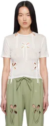 J.kim White Petal T-shirt In White