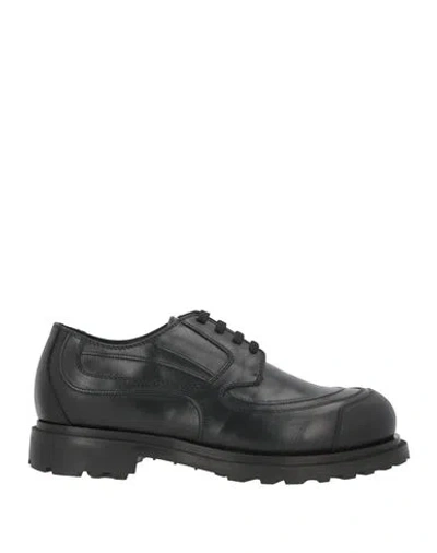 J.l - A.l _j. L - A. L_ Man Lace-up Shoes Black Size 9 Leather
