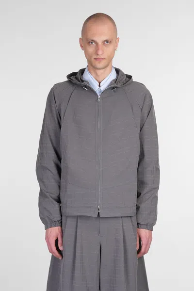 J.l-a.l Casual Jacket In Grey Polyester