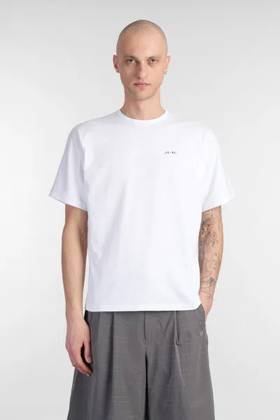 J.l-a.l Dalma Shortsleeve T-shirt In White Cotton