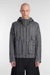 J.l-a.l Eon Jacket Casual Jacket In Grey Cotton In Grey