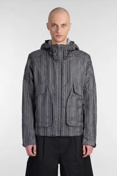 J.l-a.l Eon Jacket Casual Jacket In Grey Cotton
