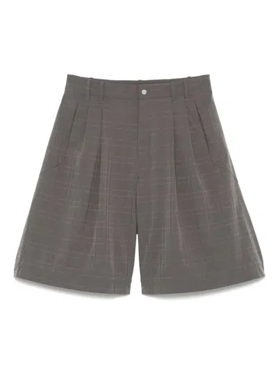 J.l-a.l Mica Short Shorts In Grey Polyester In Brown