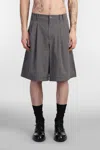 J.l-a.l Mica Short Shorts In Grey Polyester In Grey