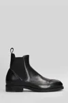 J.l-a.l Perlin Boot Ankle Boots In Black Leather In Black